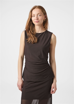 Liblana mesh top Dark Brown Neo Noir 